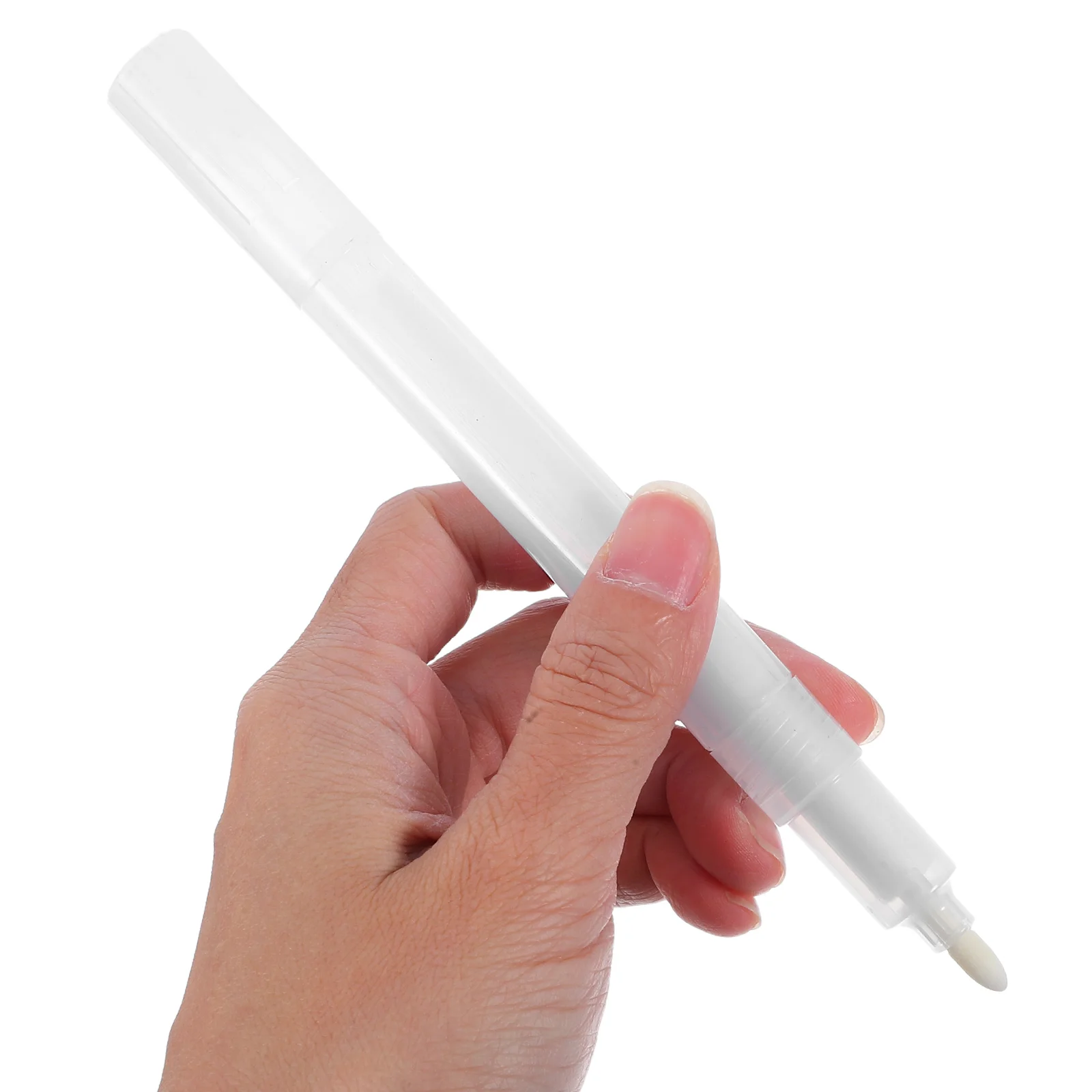 

10 Pcs Fillable Paint Pens Refillable Marker for Craft Art Design Empty White Acrylic Marker Pen Fine Tip Creative Drawing Tool