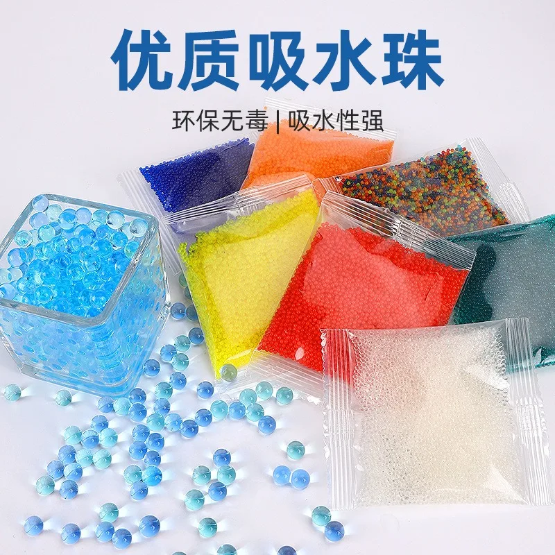 Chłonna kula 7-8mm luzem kula wodna kryształowa kula kula specjalna kula wodna worek bąbelkowy na zabawki dla dzieci miękka kula