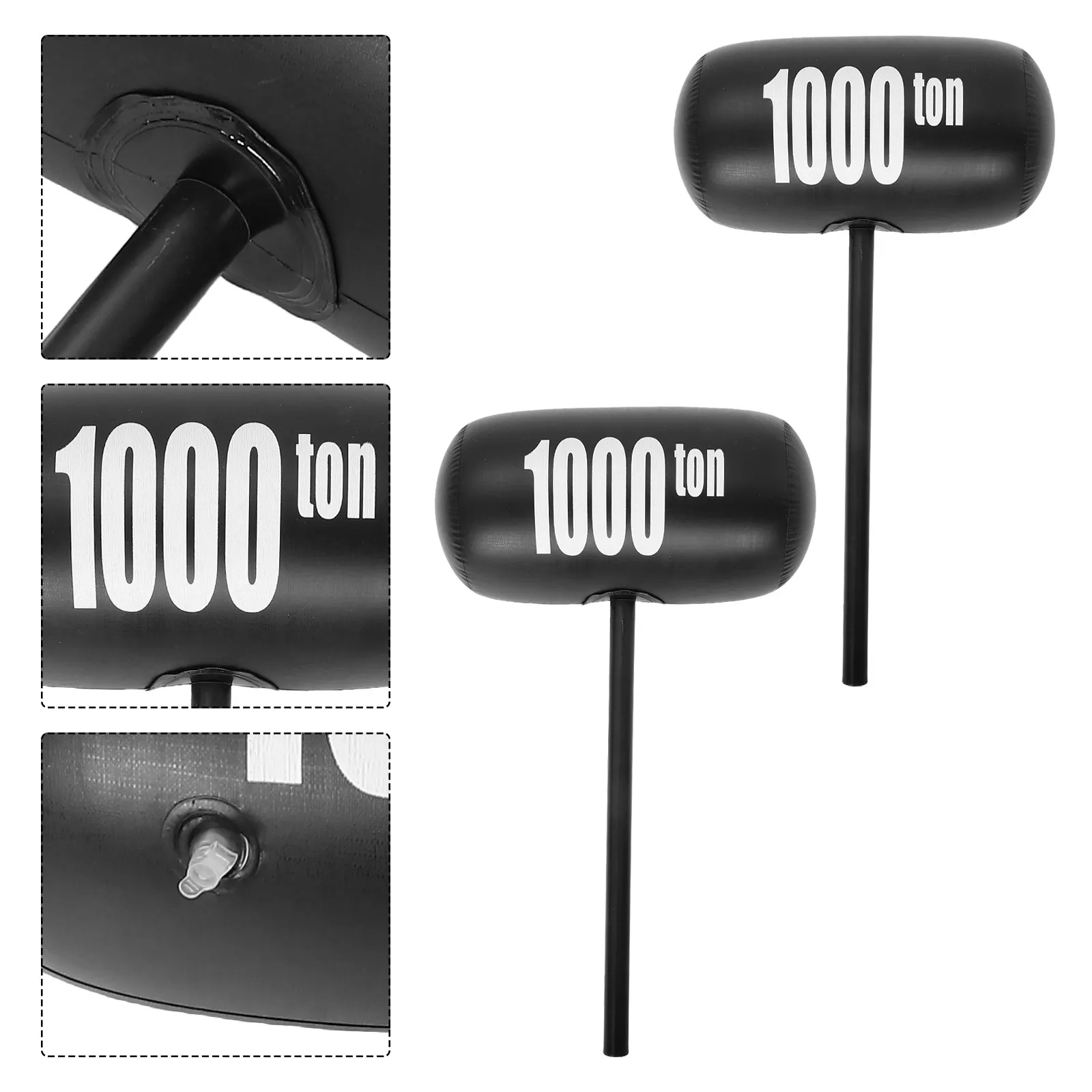 

Надувные молотки (2 шт.) для детских праздников, реалистичные забавные аксессуары для дня рождения, маскарада, косплея, Хэллоуина