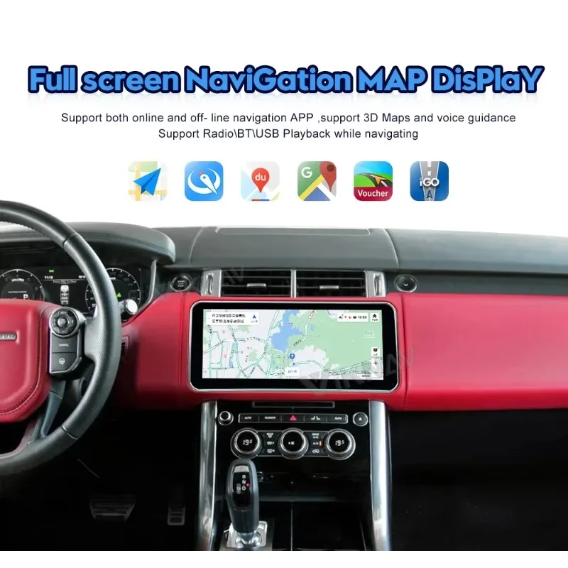 

12.3 Inch Autoradio Navigation Android Car DVD Player for Land Rover Range Rover 2014-2021 Radio Multimedia Player