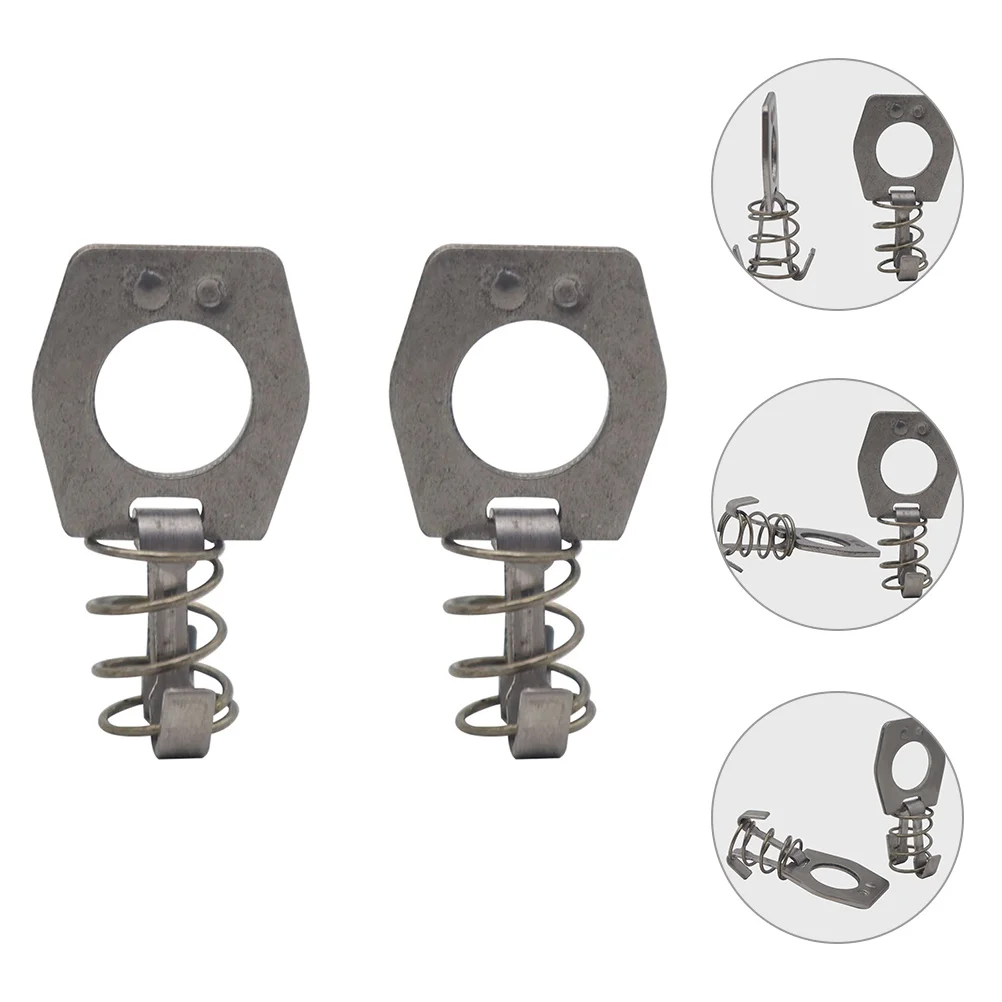 

2 Pcs Water Heater Door Lock Cam Camper Fastener Component Spring Loaded Latch Stainless Steel Rv