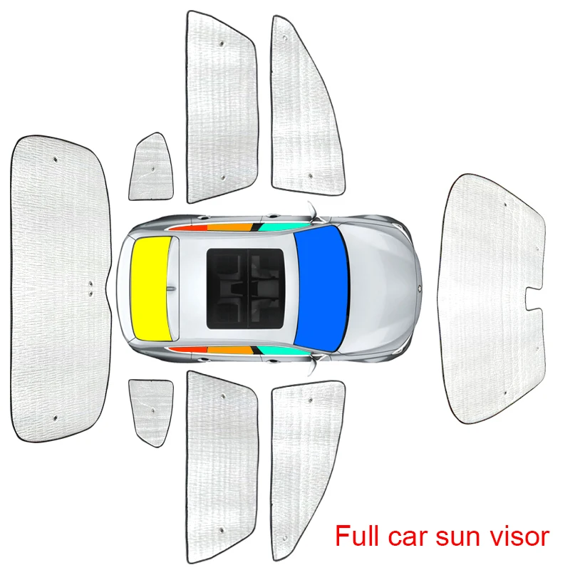 

Car Sunshades UV Protection Cover For Jetour X70 X70S 2019-2025 Side Window Curtain Sun Shade Visor Windshield Mat Car Accessory