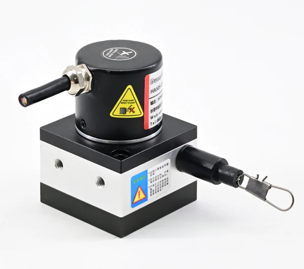 Pull Wire Displacement Sensor NPN Output Incremental Encoder Position Sensor Resistor 24VDC Linear Displacement Sensor