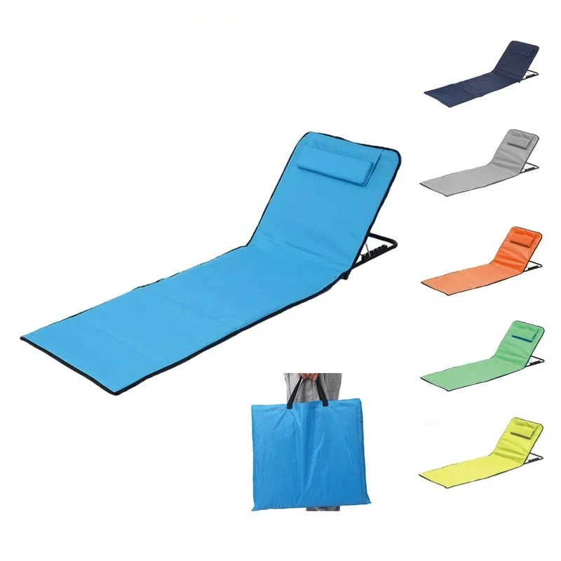 

Outdoor Beach Mat Gear Adjustment Folding Storage Sundeck Chair Sitting and Lying Camping Floor Mat Picnic Mat