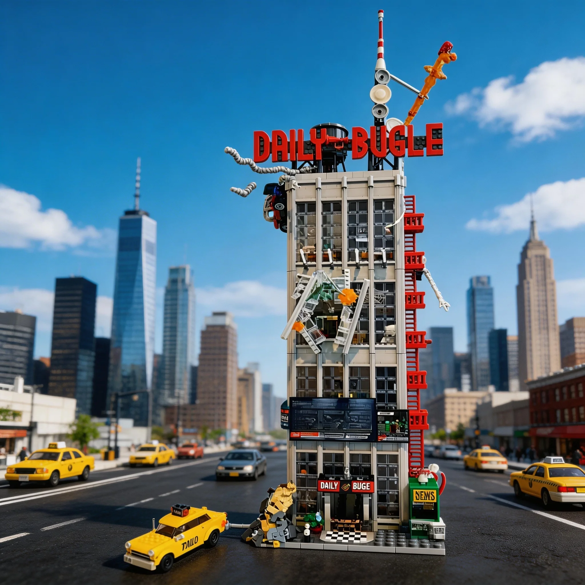 

Популярный набор конструкторов «Газетный офис» к юбилею, большой набор кирпичиков, подходит для мужчин и женщин, праздничные подарки.