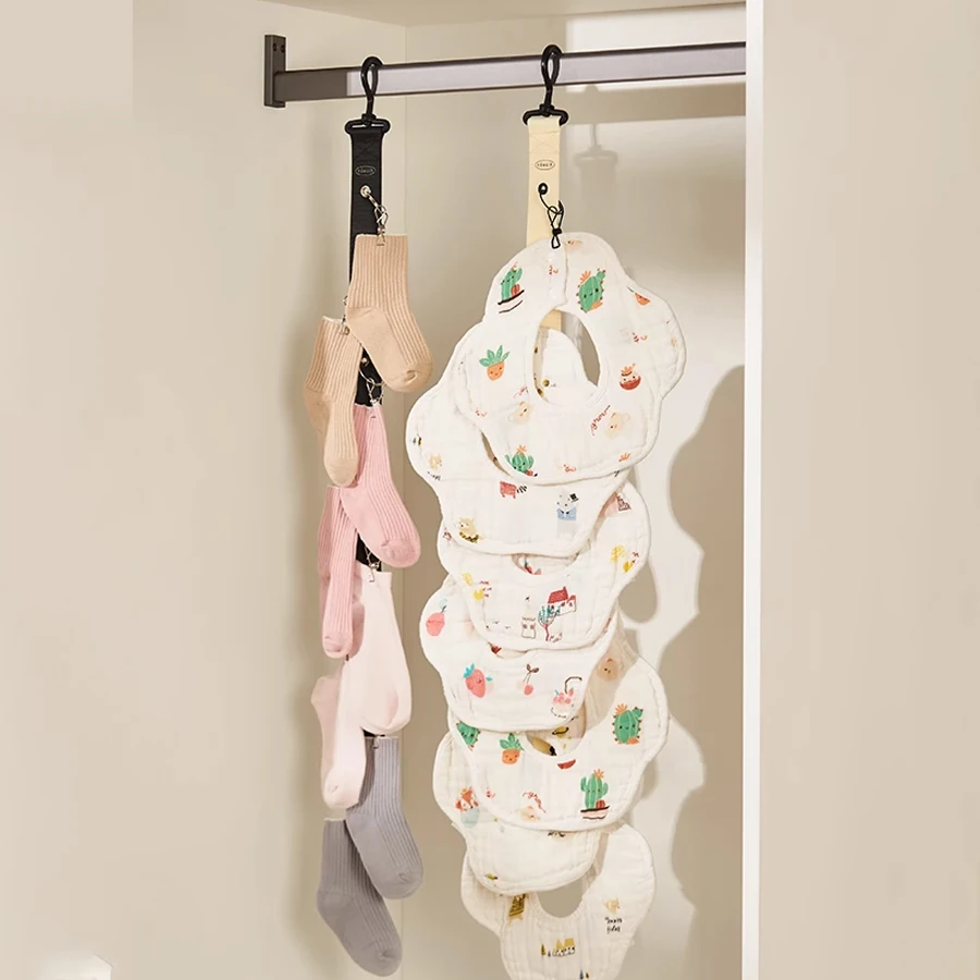 8-Clips Wall Hat Organizer Drying Rack Wardrobe Hanger Baseball Cap Duck Tongue Cap Holder Dolls Toys Hanging Organizer Rack - Image 4