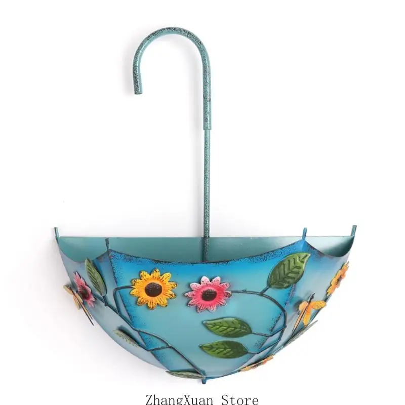 Wand-Topfhalter aus Metall für den Innenbereich, 3er-Set, vertikale Blumentopf-Präsentation für Balkon- und Eingangswände mit – Detail 7