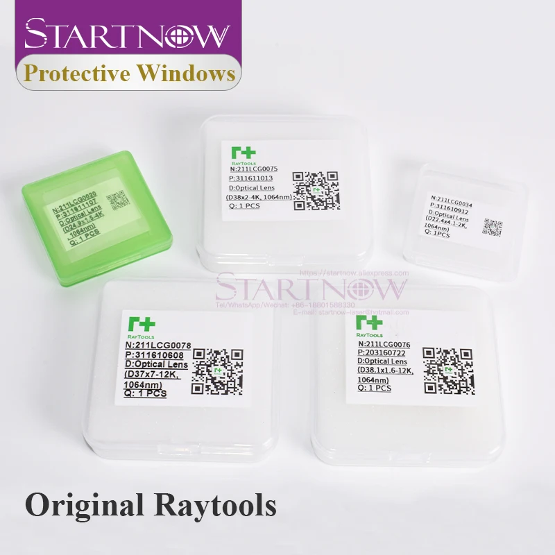 Startnow Original Raytools Laser Schutzhülle Windows 27,9x4,1 211LCG0037 Optischen Schutz Objektiv Faser Schneiden Maschine Teile