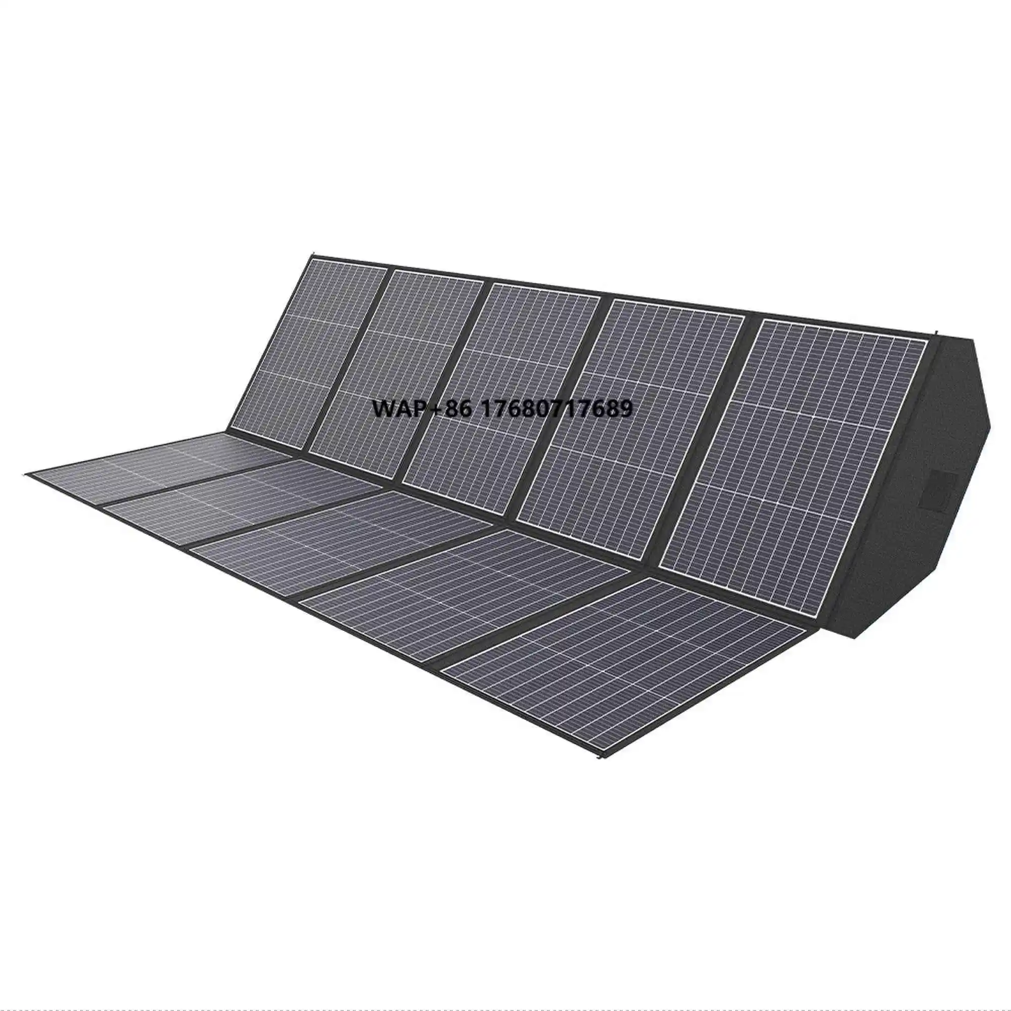 

Wholesale Ecoflow Foldable Solar Panel for Electric Cars 300W 400W 500W High Efficiency Flexible Thin Film Black