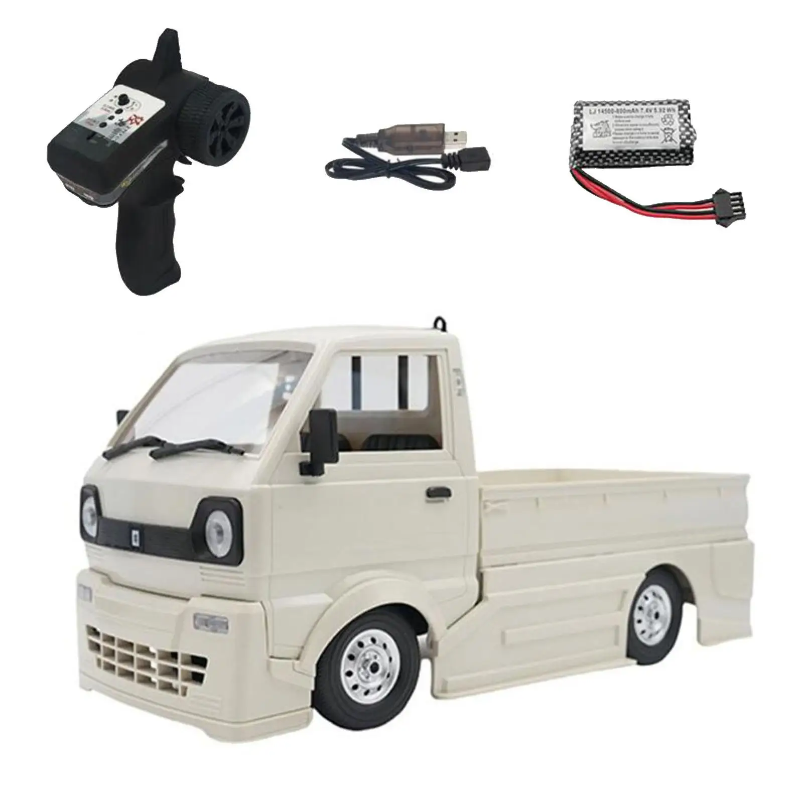 D12 Pickup Truck 1/10 280 Motor Truck for Adults Girls Boys