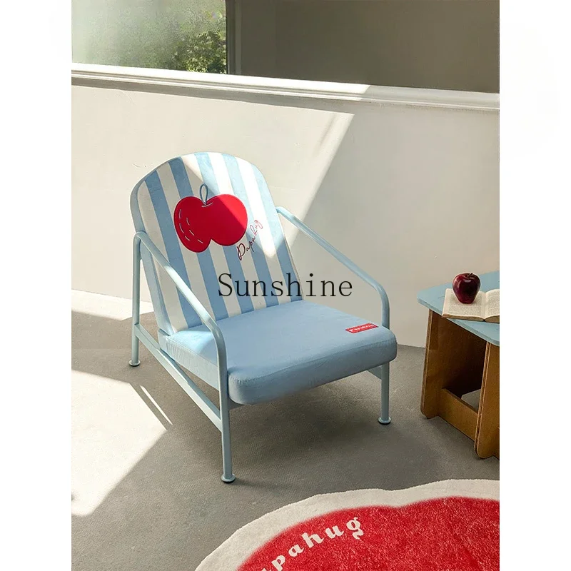 Creative Striped Single Sofa Chair Living Room Leisure Sofa