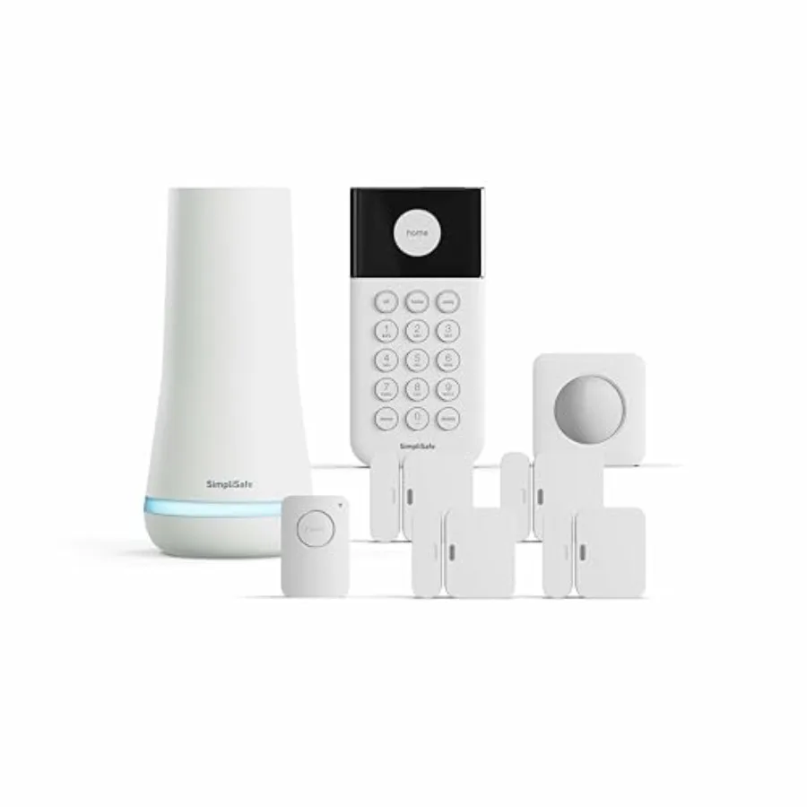 Wireless home security system components