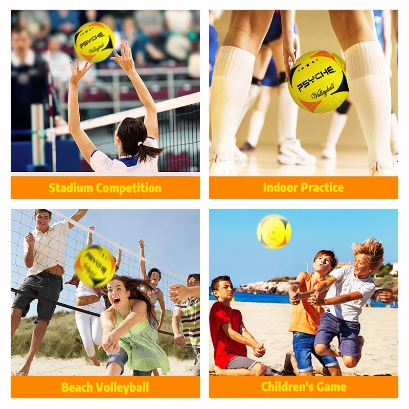 Psyche Volleyball Ball Original Size 5 Special Soft Stable Bounce Indoor Outdoor Beach Games