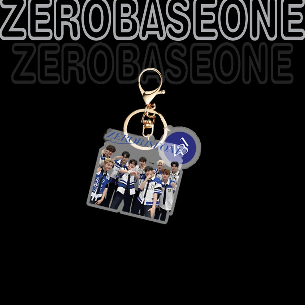 KPOP ZEROBASEONE Acrylic Keychain ZB1 ZHANGHAO HANBIN RICKY MATTHEW Keyring Pendant Bag Decor Accessories Fans Collection Gift