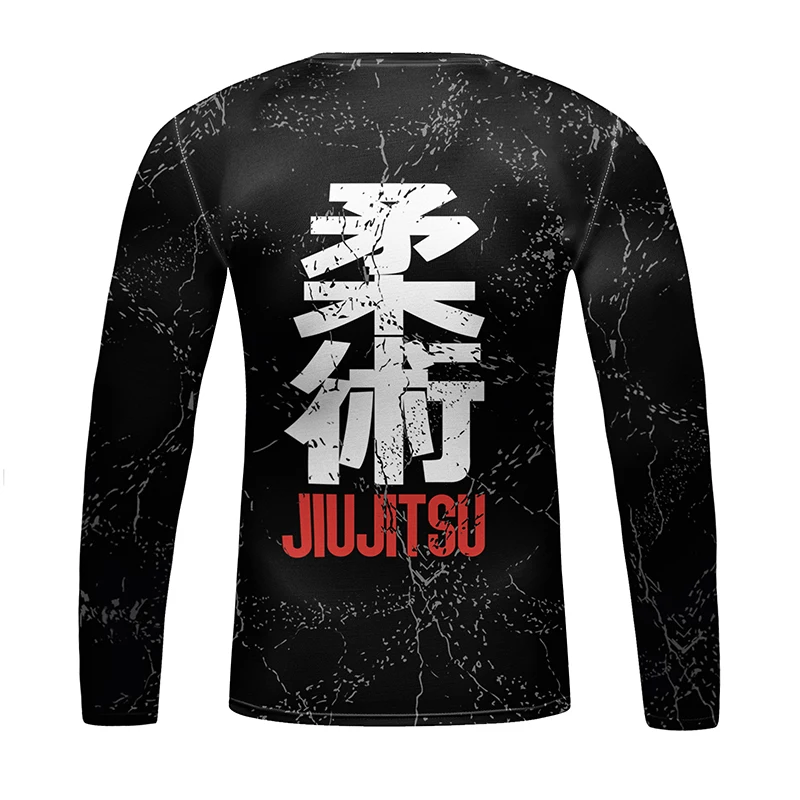 Dziecięce kimono Jiu Jitsu Rashguard dzieci Mma T-shirt + spodnie 4 sztuk/zestaw Muay thai spodenki Bjj Rashguard chłopiec koszulki bokserskie