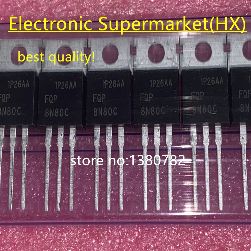 

Free shipping 10pcs-50pcs FQP8N80C TO-220 IC In stock!
