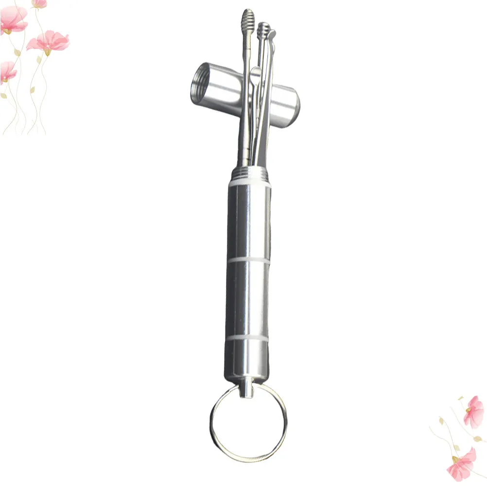 

Набор для чистки ушей: высококачественный, нержавеющий, портативный инструмент для удаления ушной серы с противоскользящим дизайном, эффективная ушная палочка