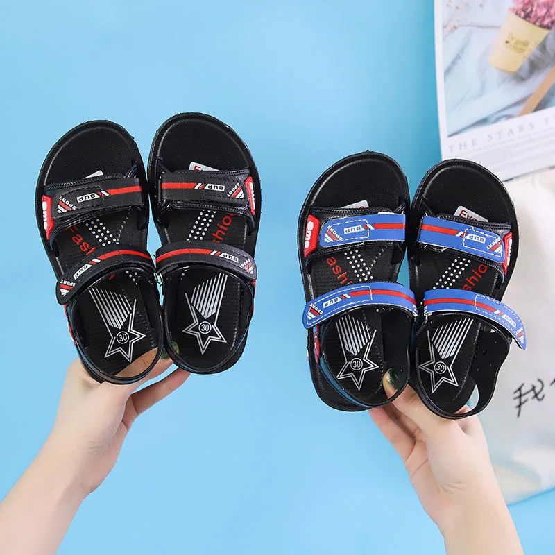 Disney Boys Sandals Summer Kids Shoes Toddler Baby Boys Sandals Infant Casual Beach Children Outdoor Black Shoes