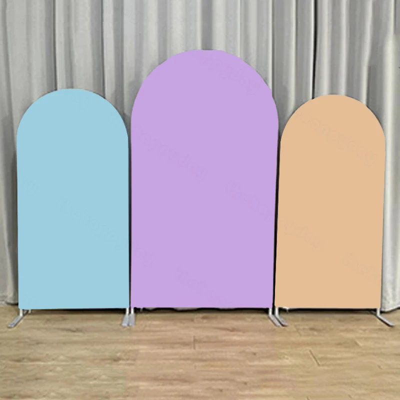 

Custom Arch Backdrop Covers Photography Background Backdrops Wedding Birthday Party Decoration Double-sided Elastic Fabric Cover