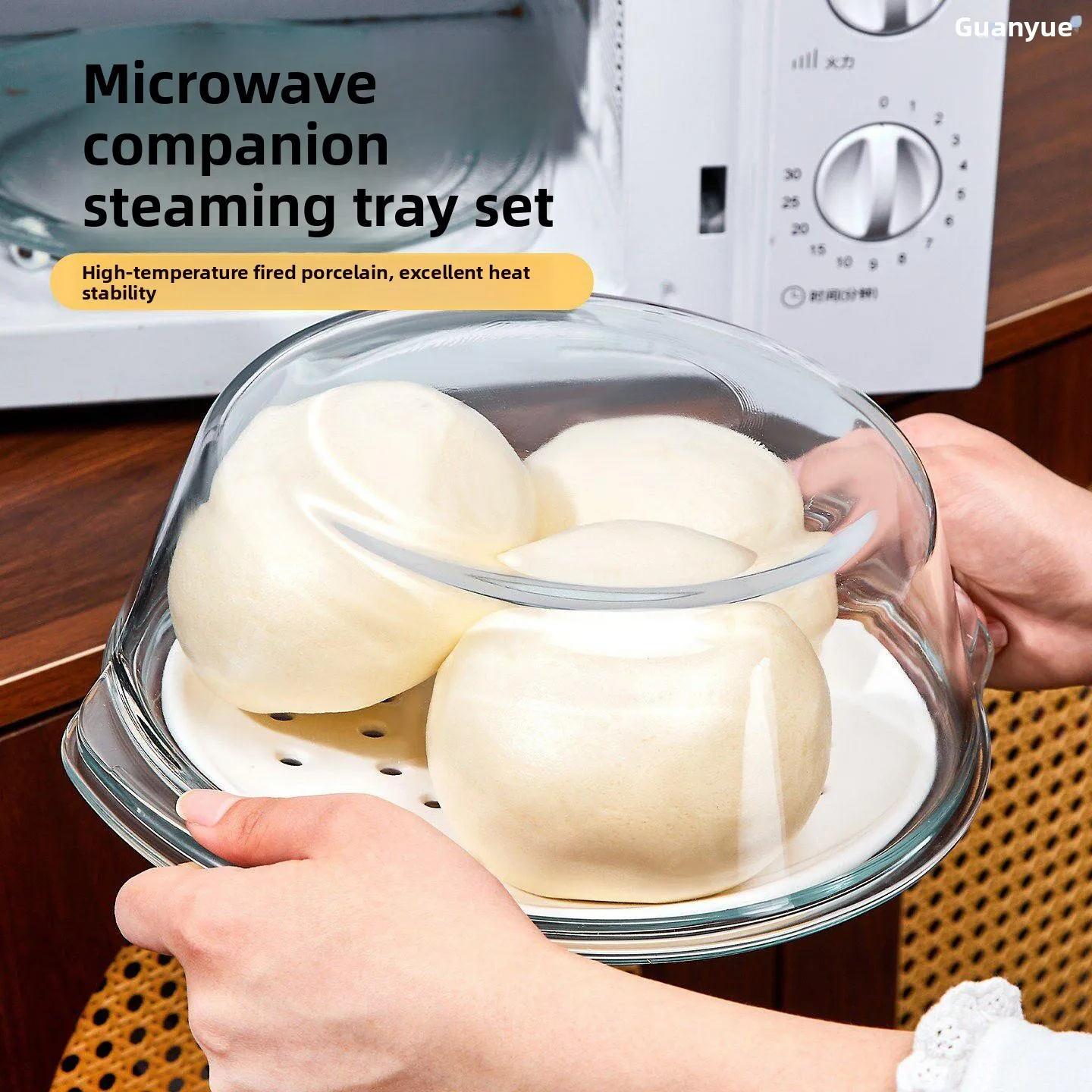 Food Grade Heat Resistant Microwave Oven Cover Lid Splash Proof Glass Bowl Home Use New 2026 Microwave Cover Lid