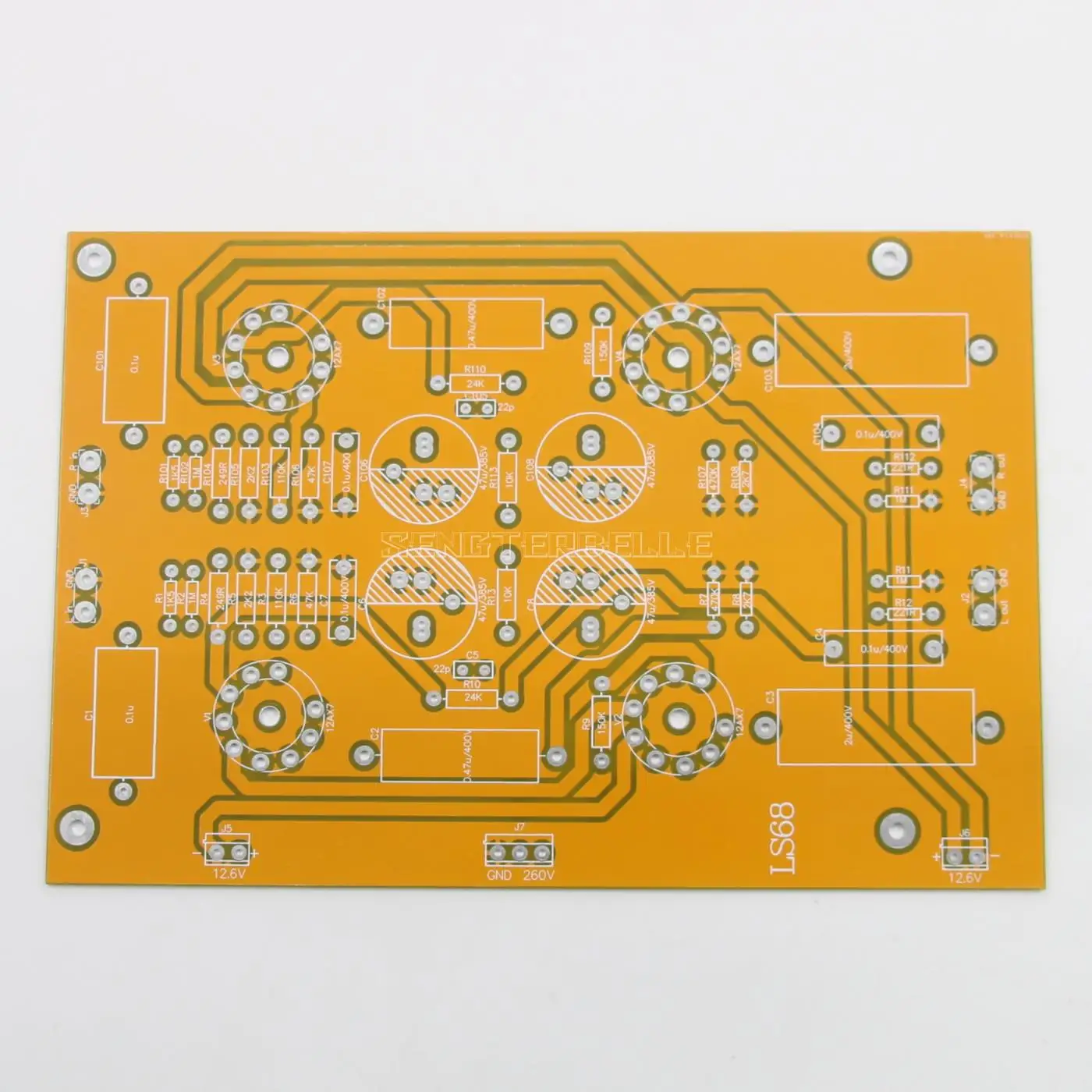 ขึ้นอยู่กับ Conrad Johnson Pre-Amp วงจร LS68 12AX7 หลอด Preamplifier Board Assembly & ชุดอุปกรณ์เสริม