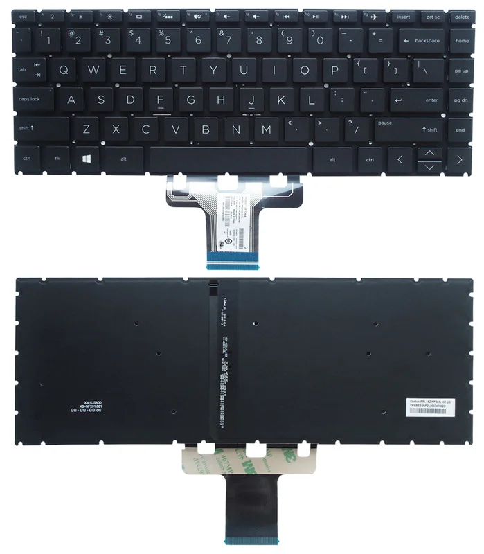 

New US English Keyboard for HP 14-DA 14-CK 14-BD 14-CE 14-CC CC0027TX 14-CB W125 TPN-Q188 Q190 Q207 laptop keyboard black