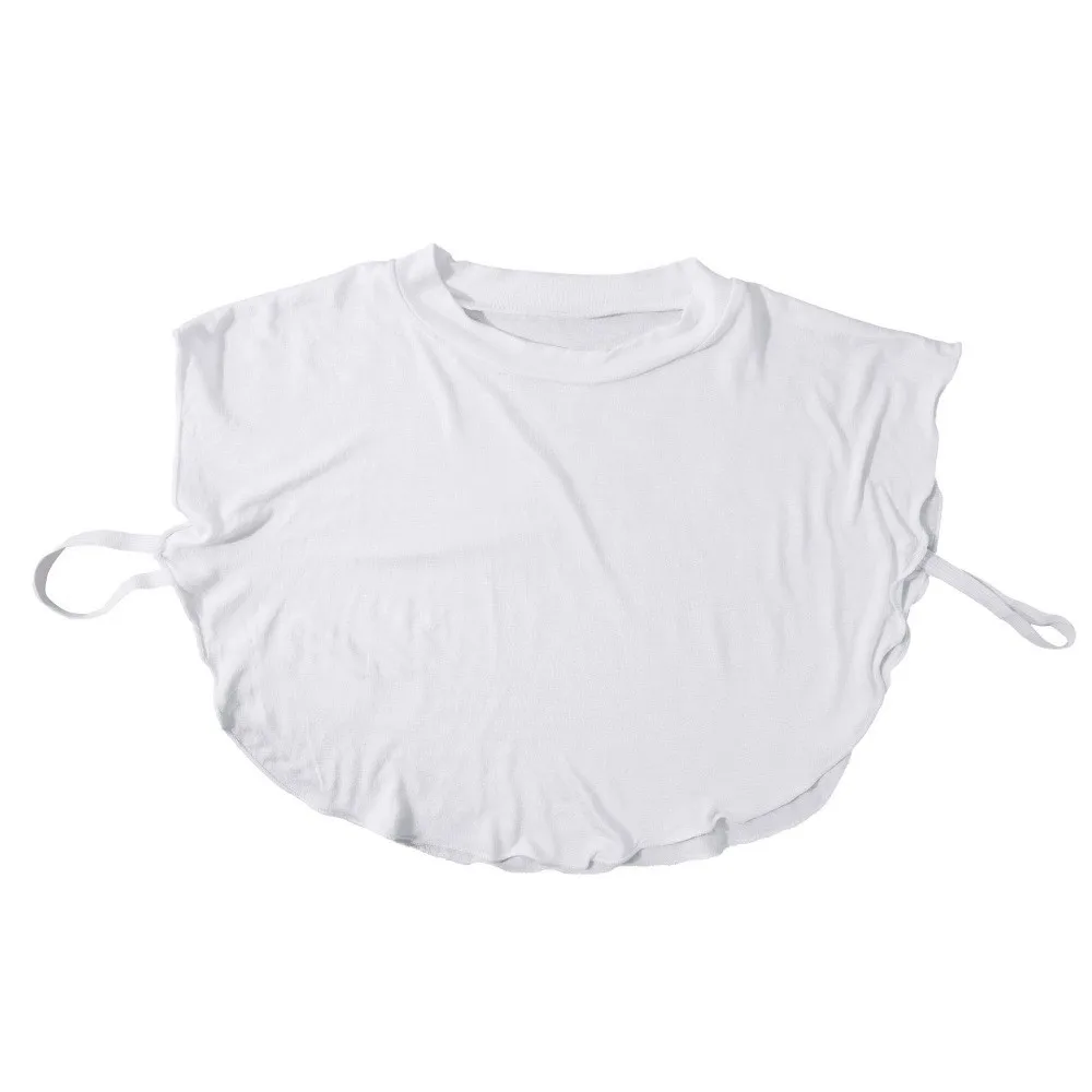 

Мягкий съемный воротник из хлопка, универсальный, однотонный, без рукавов, с полувысоким воротником, аксессуар для одежды