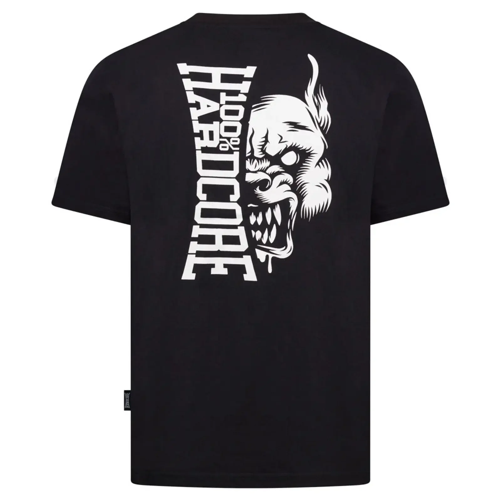 100 Hardcore T shirt Essential Black vintage Washed Stretched Stylish streetwear Breathable Comfortable Top For Everyday Wear