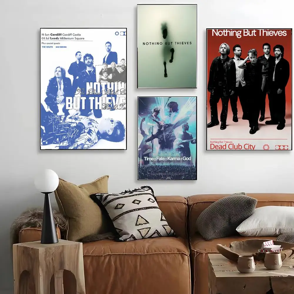 Band Nothing But Thieves Poster HD Art Decorative Wall Art Waterproof Home Décor for Living Room Bedroom Café Stylish Gift