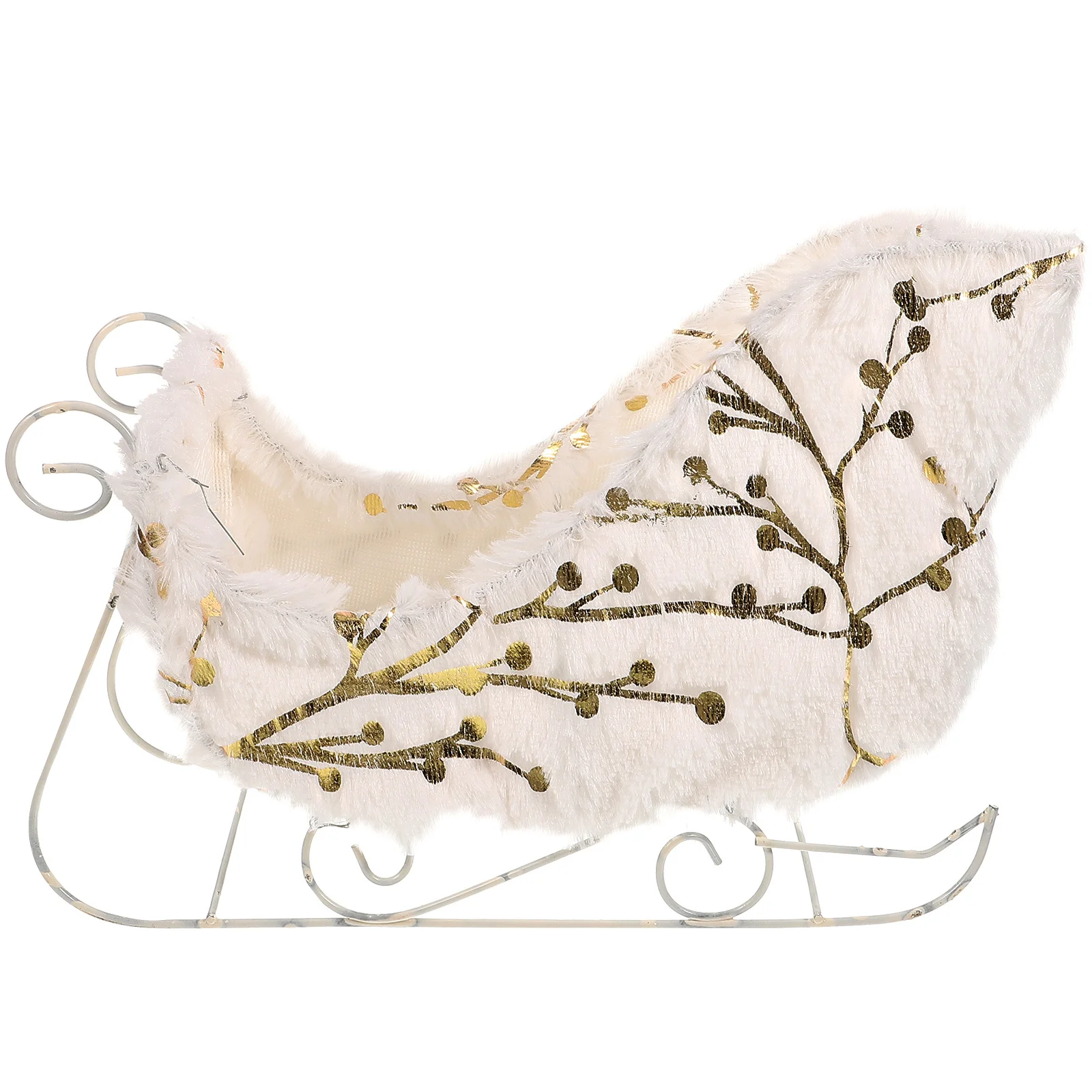 

Exquisite Sleigh Decoration Christmas Home Decor Holiday Sleigh Ornament for Desktop Xmas Theme Display