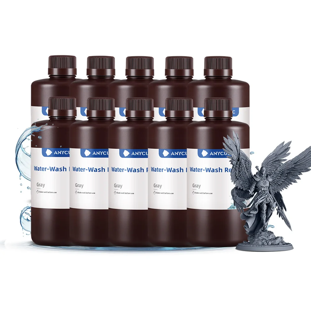 ANYCUBIC Water-Wash 10KG 3D-printerhars Waterwasbaar Hoge precisie Lage geur en lage viscositeit voor LCD 3D-printer Photon - afbeelding 2