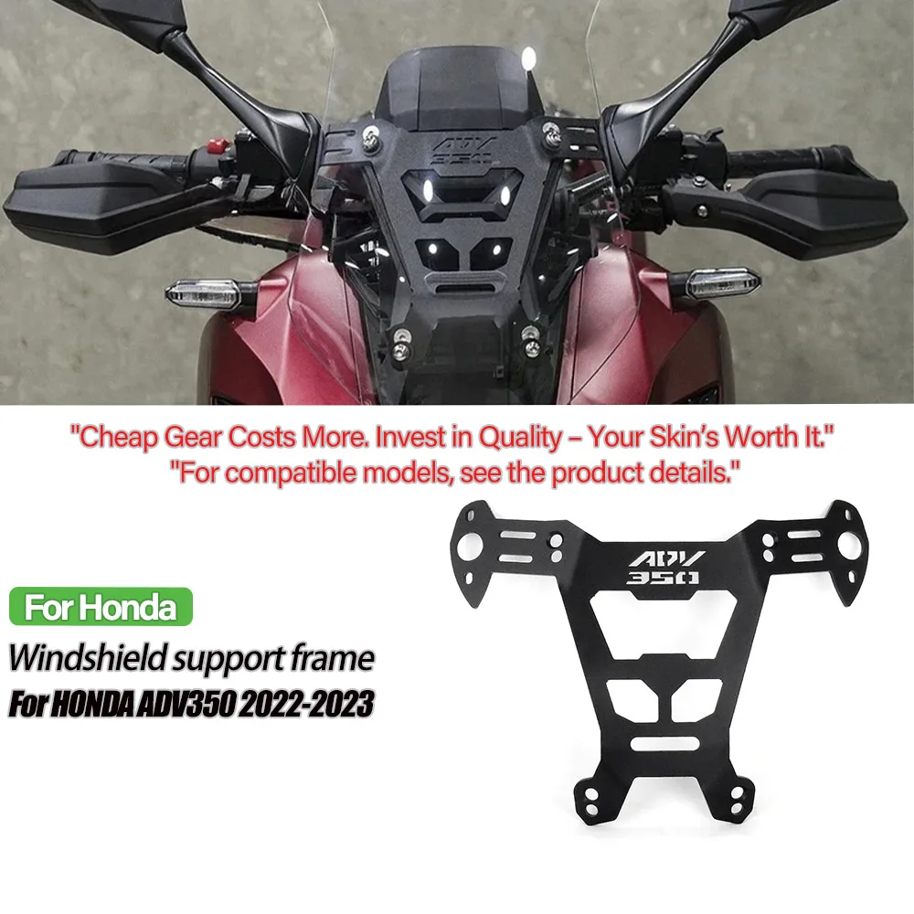 

Motorcycle For HONDA ADV350 ADV 350 2022 2023 Side Mirrors Bracket Kit Windshield Rearview Mirrors Holder