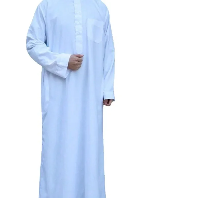 2025 Men's Middle East, Round Turtleneck, Arab, Famous Clothing, Men's Clothing, Robe, Hot Sale, Spot FN10-ZJ230182