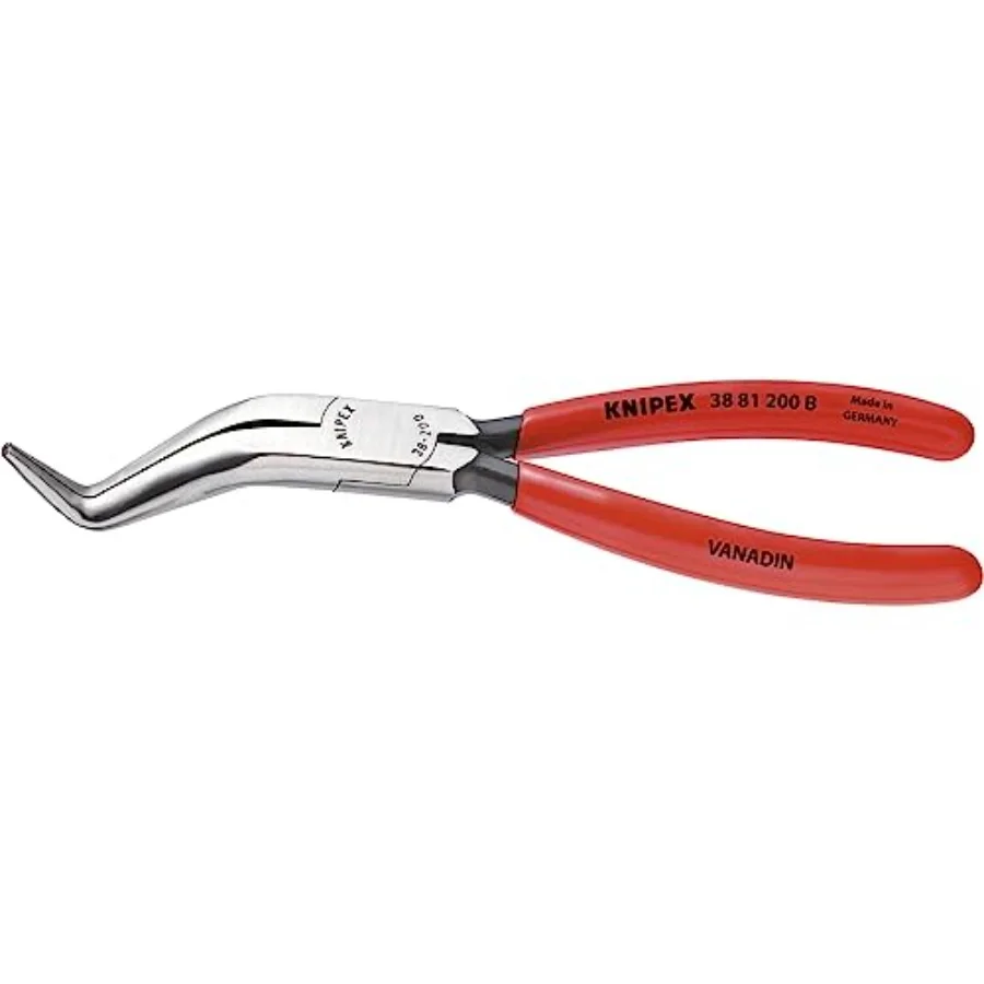 

- Tools - Long Nose Pliers Without Cutter Double Angled 3881200B
