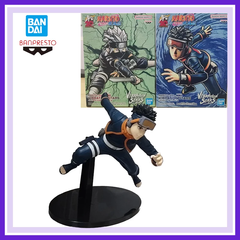 오리지널 브랜드 뉴 반다이 반프레스토 나루토 질풍전 진동의 별 우치하 오비토 하타케 카카시 애니메이션 액션 피규어 모델
