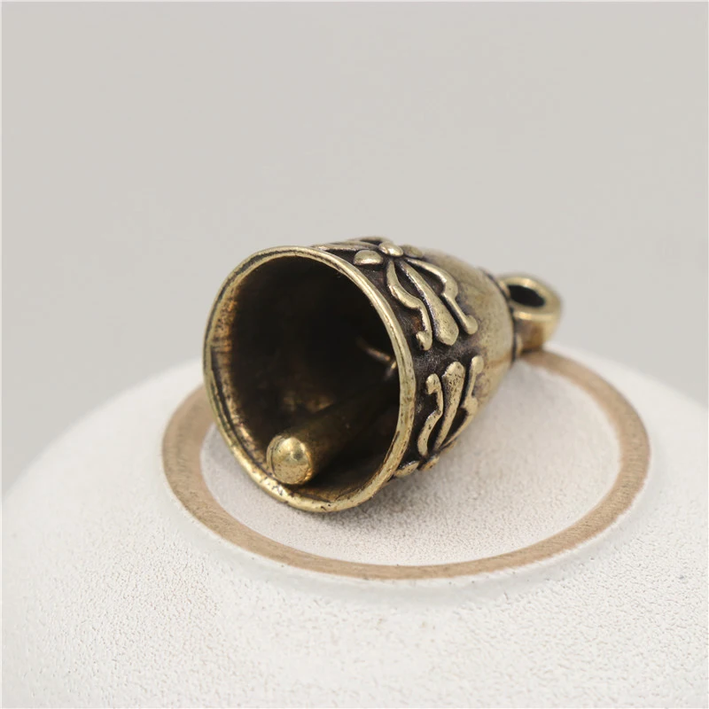 Glocke Anhänger Jingle Bell Messing Vintage Schlüsselanhänger für Geschenk Dekor hängende Verzierung