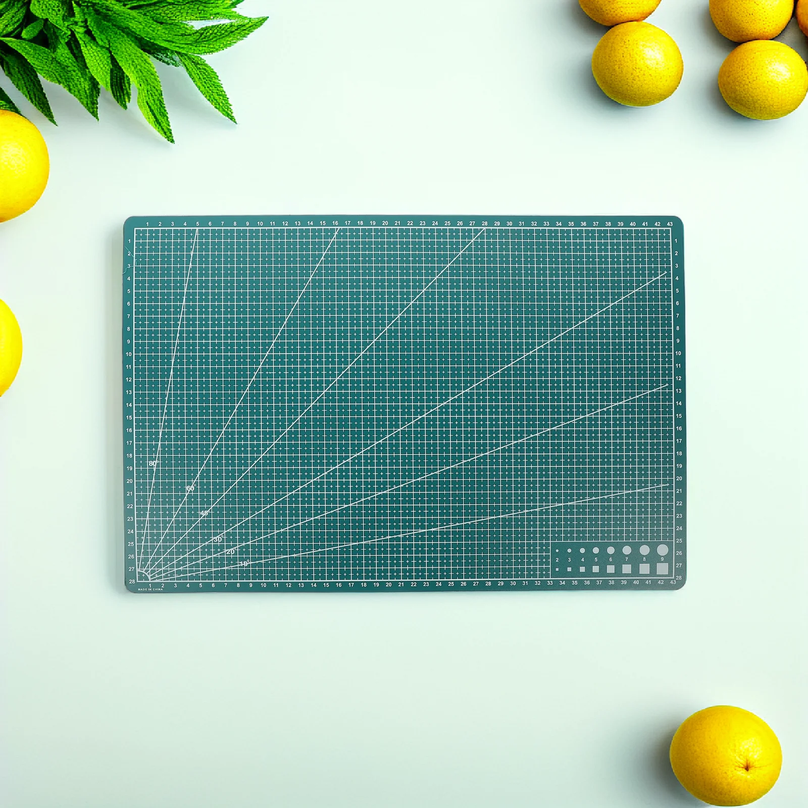 Professionelle PP-Schneidematte, A3, doppelseitig, rutschfest, Bastelmatte zum Nähen, Papier, Gravieren, Scrapbooking, Kunstprojekte, Tisch