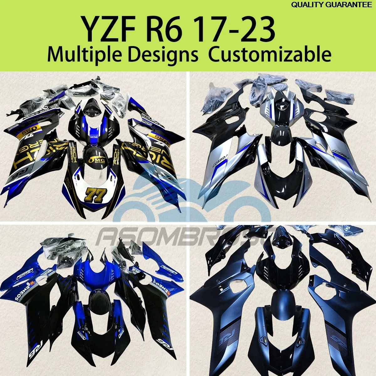 

Suitable For YAMAHA YZFR6 2017 2018 2019 2020 2021 2022 2023 Race Fairng Plastic Kit YZF R6 ABS Fairings Panel Set Fit