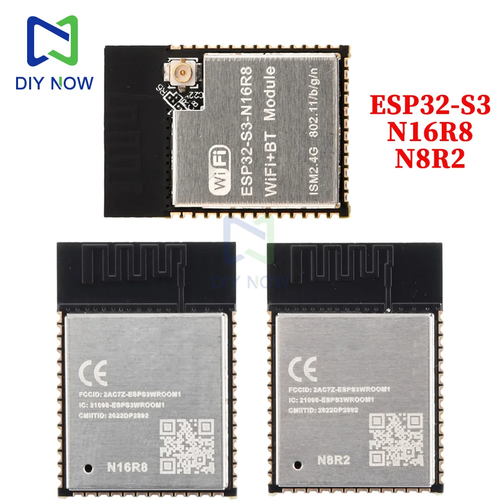 ESP32-S3 N16R8 ESP32-S3 N8R2 WiFi Bluetooth-compatible 5.0 Development Board Module 32-bit Dual Core MCU Module