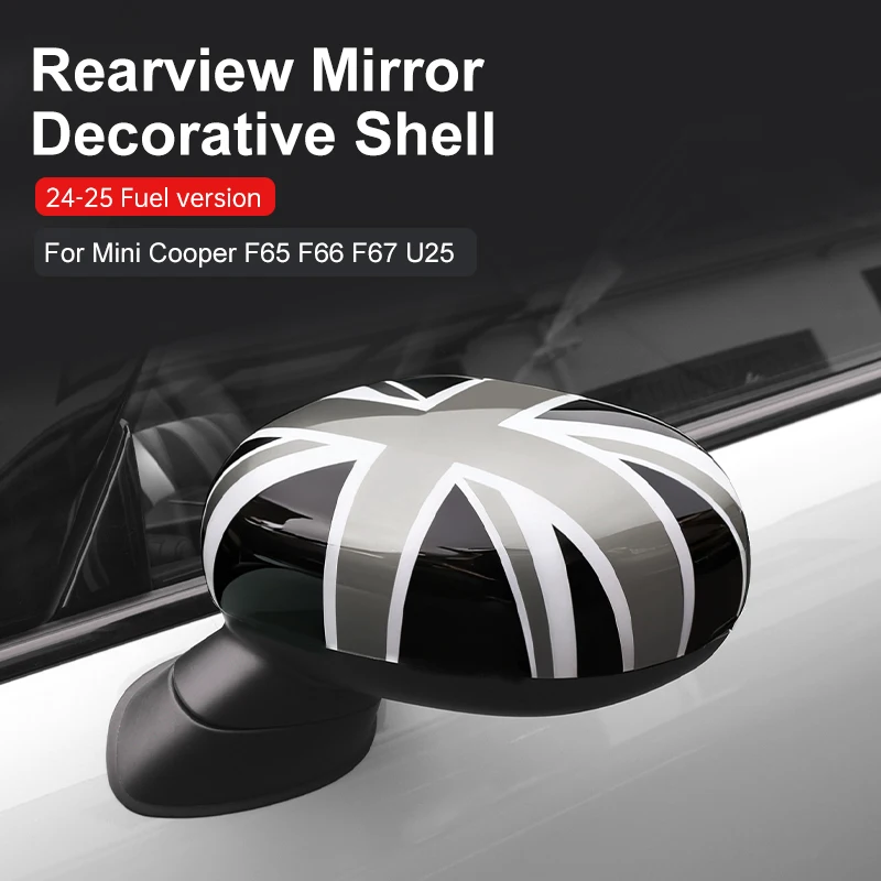 

Car Rearview Mirror Shell For Mini Cooper F65 F66 U25 F67 Countryman 2024 2025 ABS Car Mirror Exterior Decorative Accessories