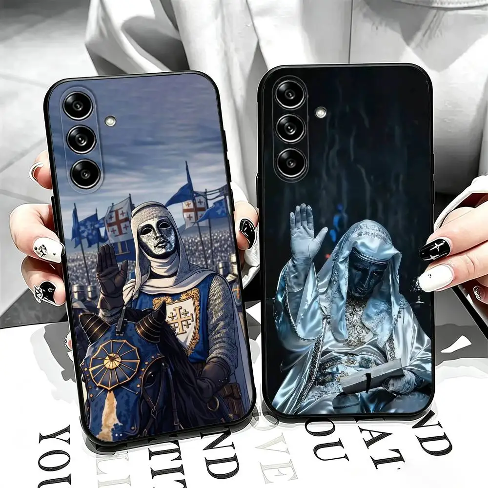 Baldwin IV of Jerusalem Phone Case For Samsung Galaxy A73,A72,A71,A70,A53,A52,A51,Soft Silicone Black Cover