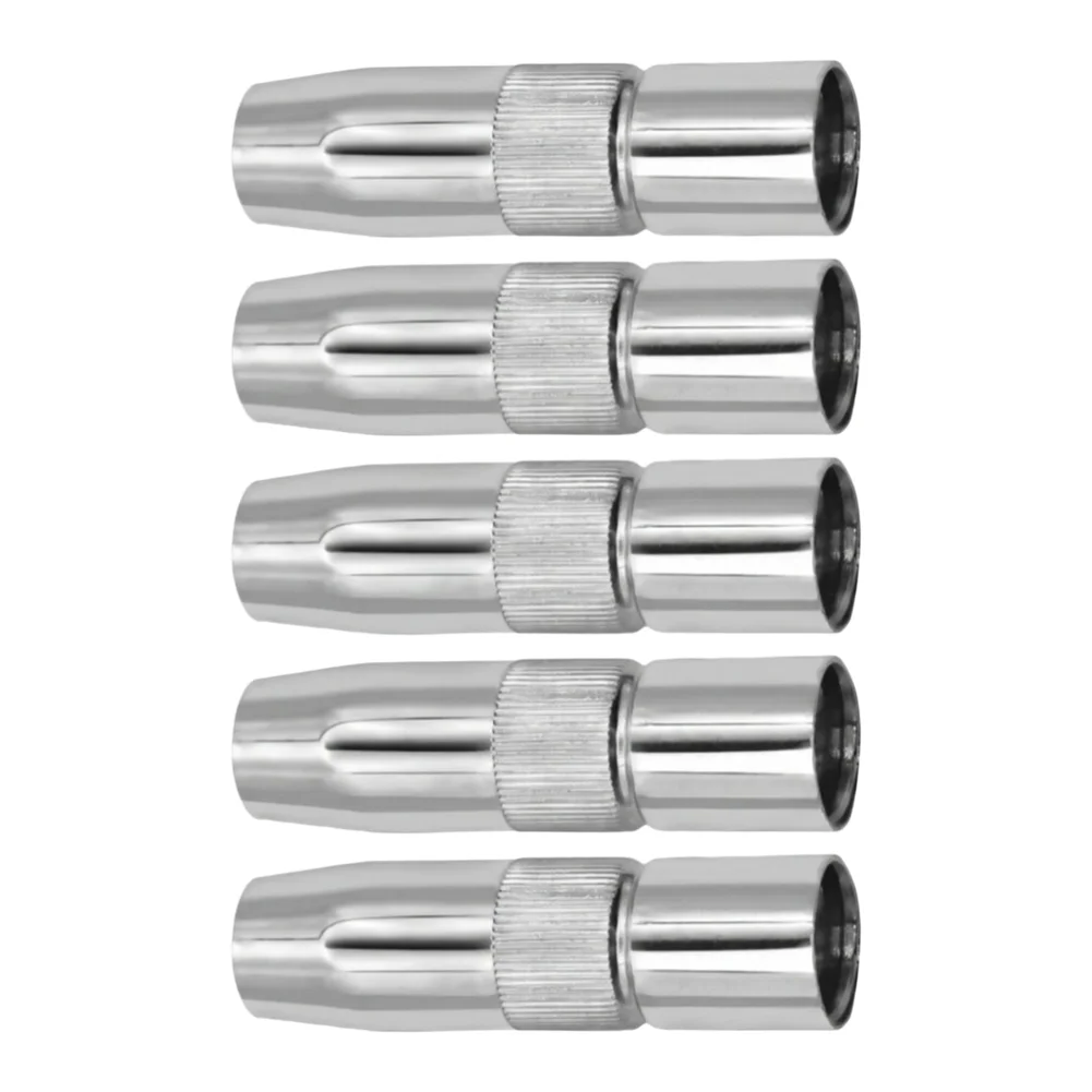 Brass For Torch Nozzle Set 5PCS for 500A For MIG For Welding For Torches Heat Resistant Nozzle Protector Accessories