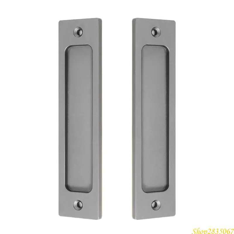 مقابض باب خزانة مربعة حديثة سبائك الزنك المتانة مقاومة للتآكل للمطبخ الحمام الأجهزة المنزلية 831F