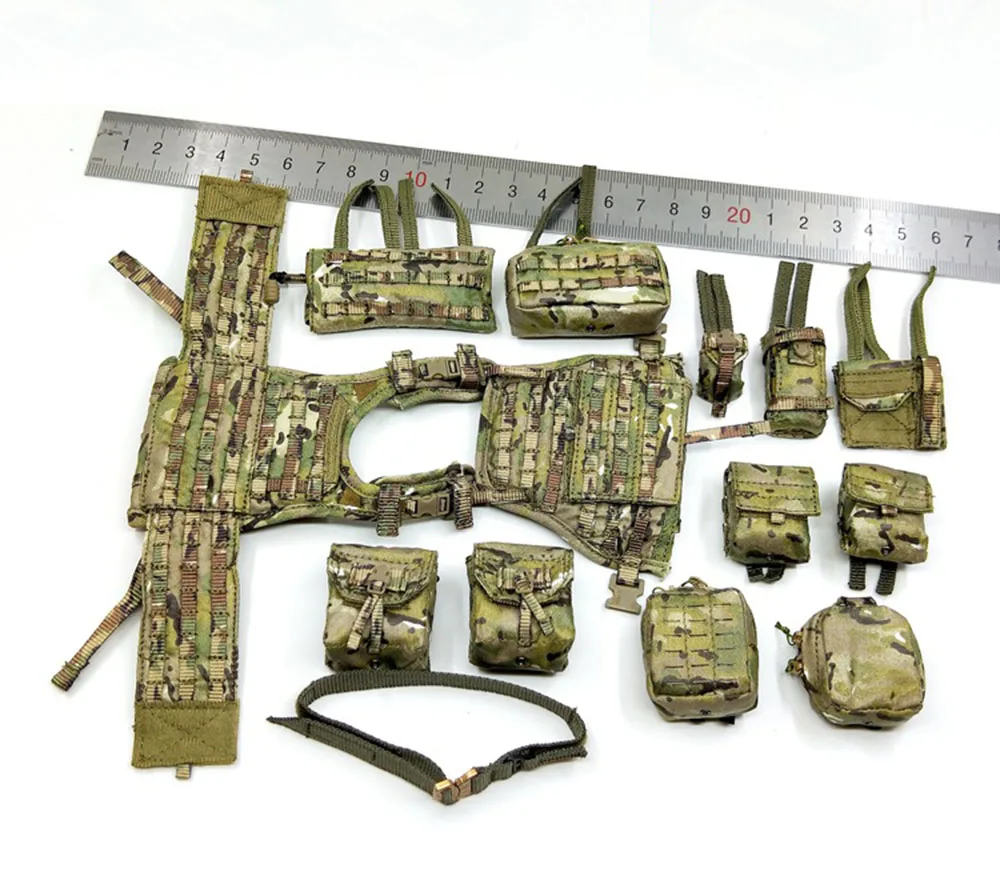 

Easy&Simple ES 26046R 1/6th 75th Ranger Regiment 2nd Ranger Battalion Multifunction Hang Chest Bags Accessories For Fans DIY