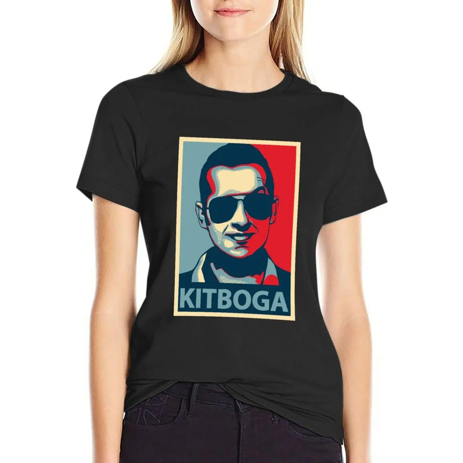 

Kitboga Hope Portrait T-Shirt plus sizes anime Blouse Women's tee shirt