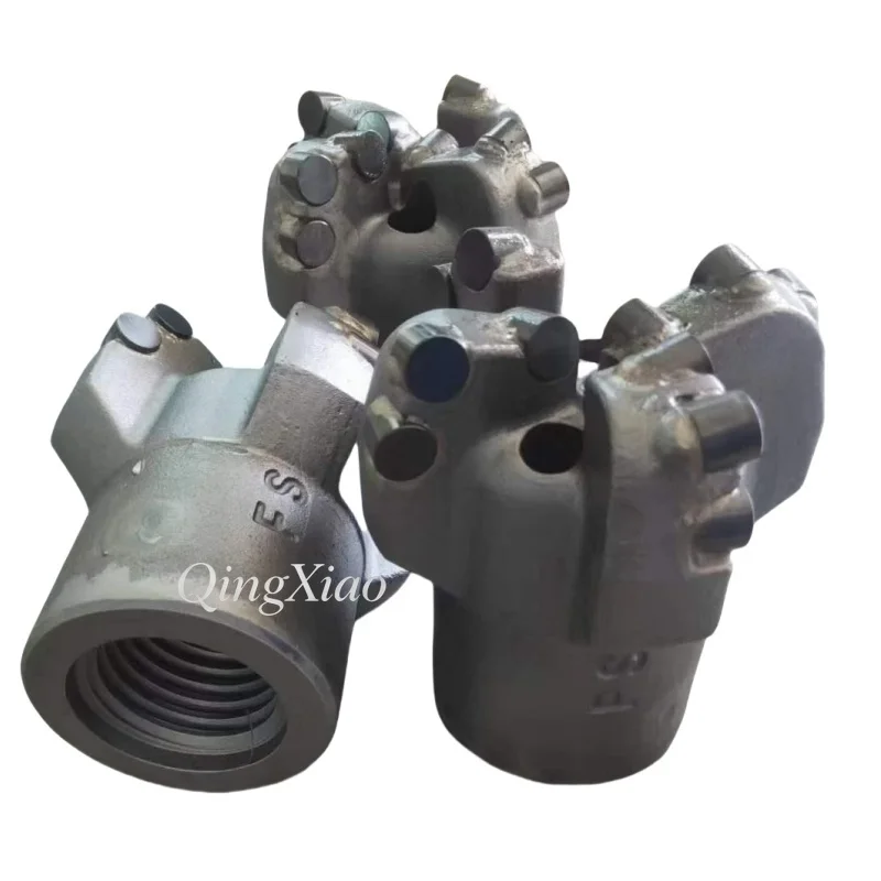 Customized 94mm Four Wing Reinforced Spherical PDC Diamond Bit For Oil Water Well Geological Rock Drilling Exploration Tools