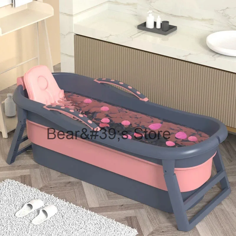 

Simple Portable Bathtubs Home Adult Portable Folding Bathtub Full Body Thickened Large Bathtubs for the baby Children's Bidet