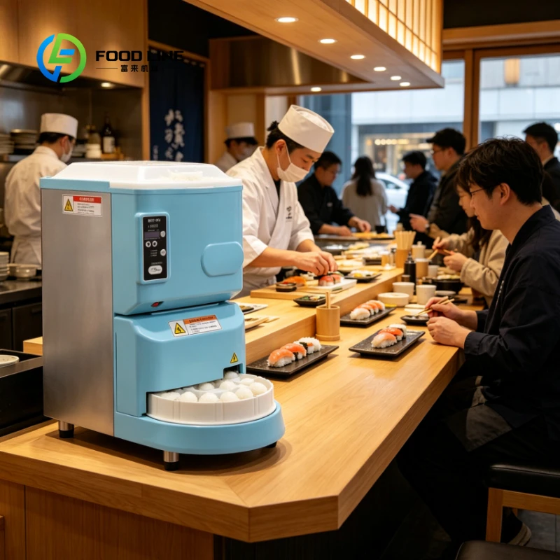 Customized Desktop Automatic Sushi Making Machine Commercial Electric Sushi Rice Ball Forming Machine