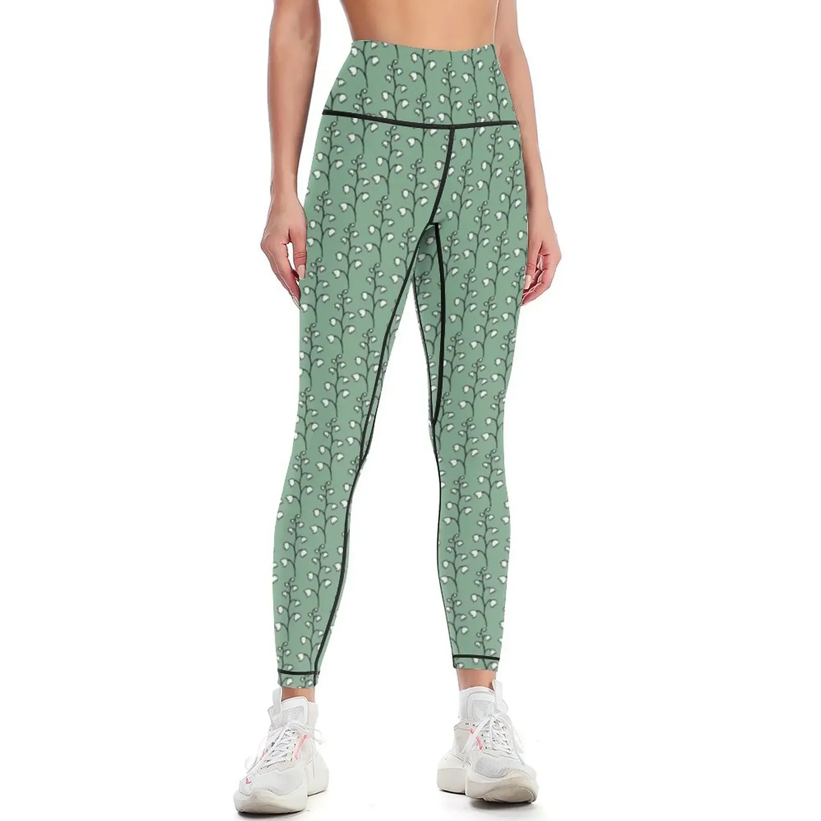 

Lilies of the valley Leggings sport set Sports pants woman Womens Leggings