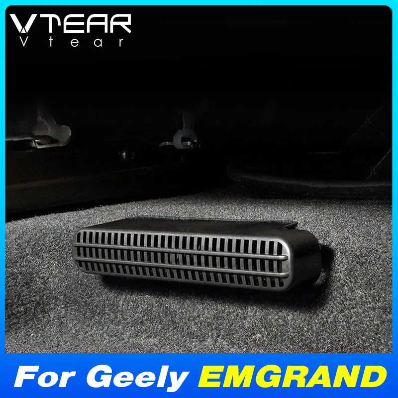 Vtear Car Seat Outlet Cover Decoration Interior Air Vents Mask Dustproof Accessories Anti Dirt Parts For Geely EMGRAND 2024 2022